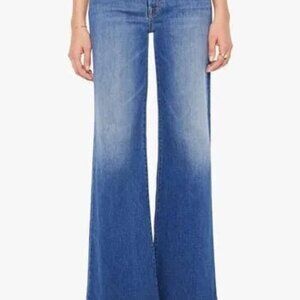 NWOT! 👖 MOTHER The Hustler Roller Sneak Jeans – Easy Does It – Size 28